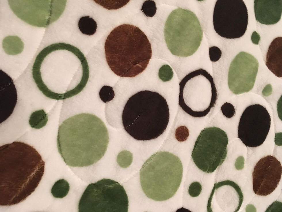Baby quilt close up