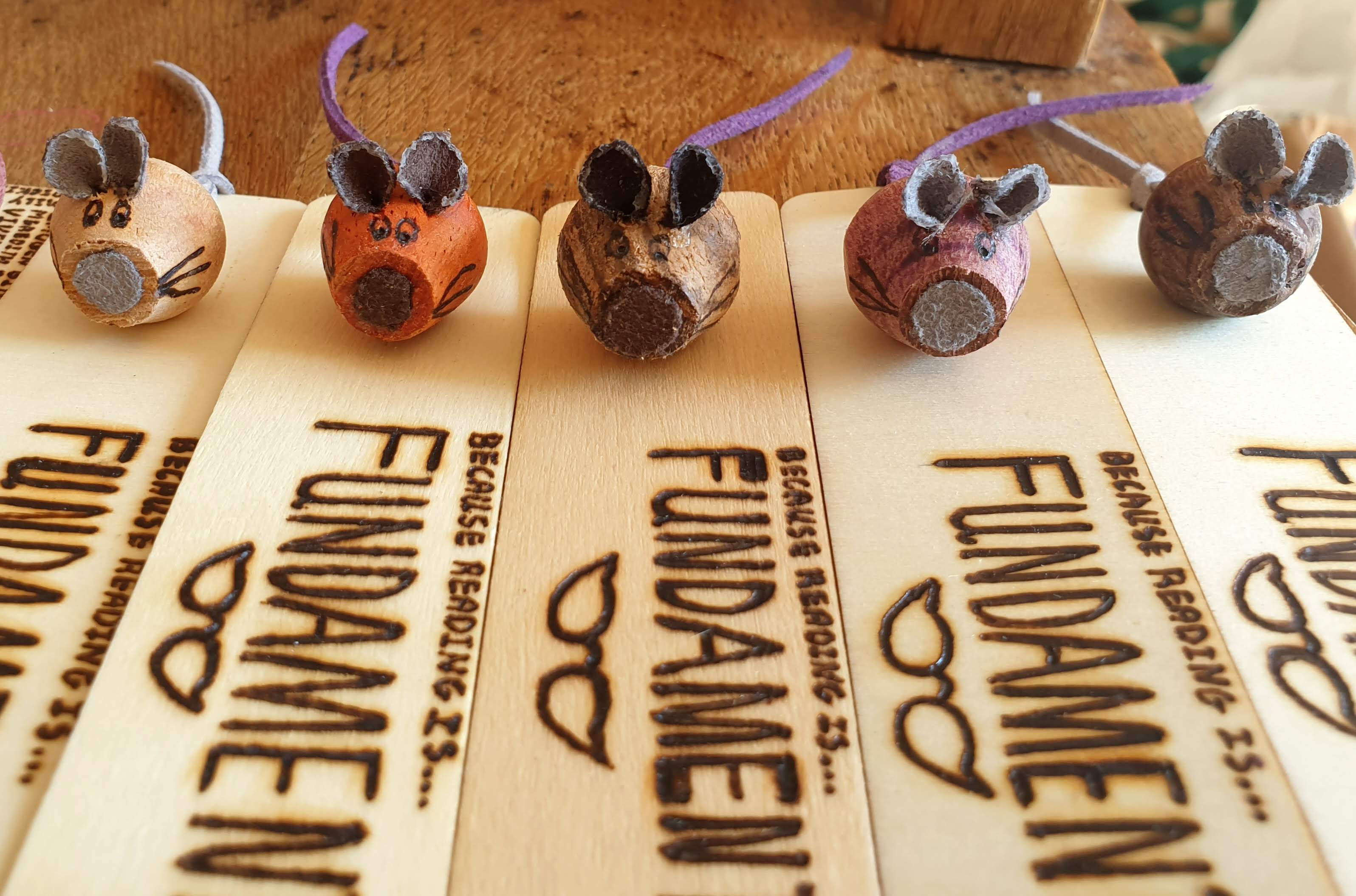 Reading Is Fundamental Mouse Bookmark