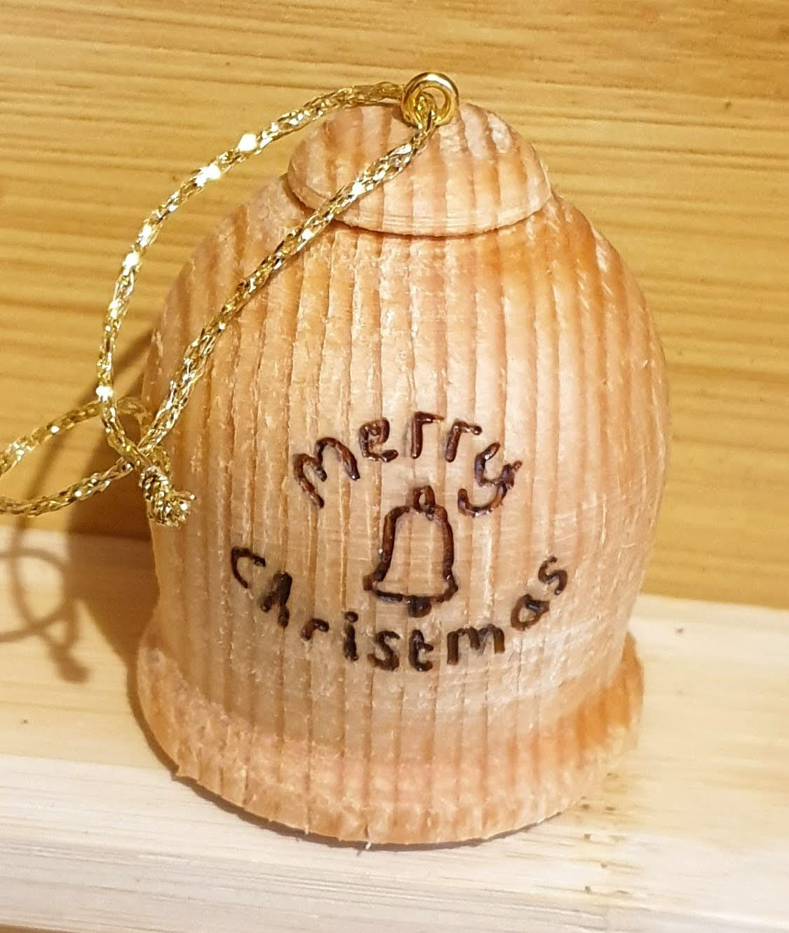 Merry Christmas/Nadolig Llawen Bell Decoration