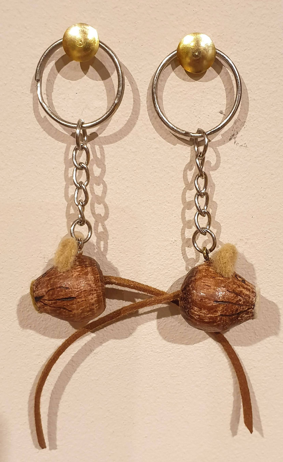 Thumbnail: Valentine's Magnet Mouse Keyring Pair