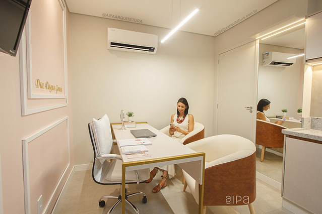 Interior Consultório de Odontologia Pequeno
