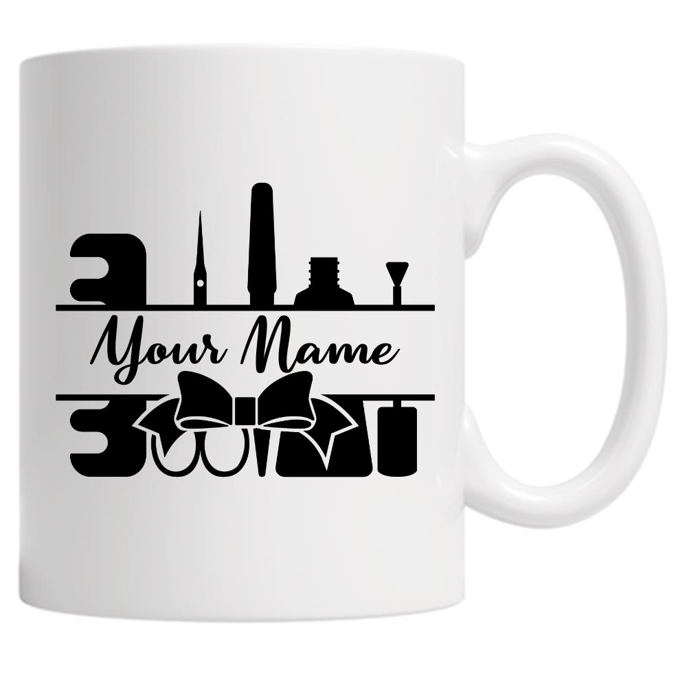 Personalised Nail Accessories 10oz Mug