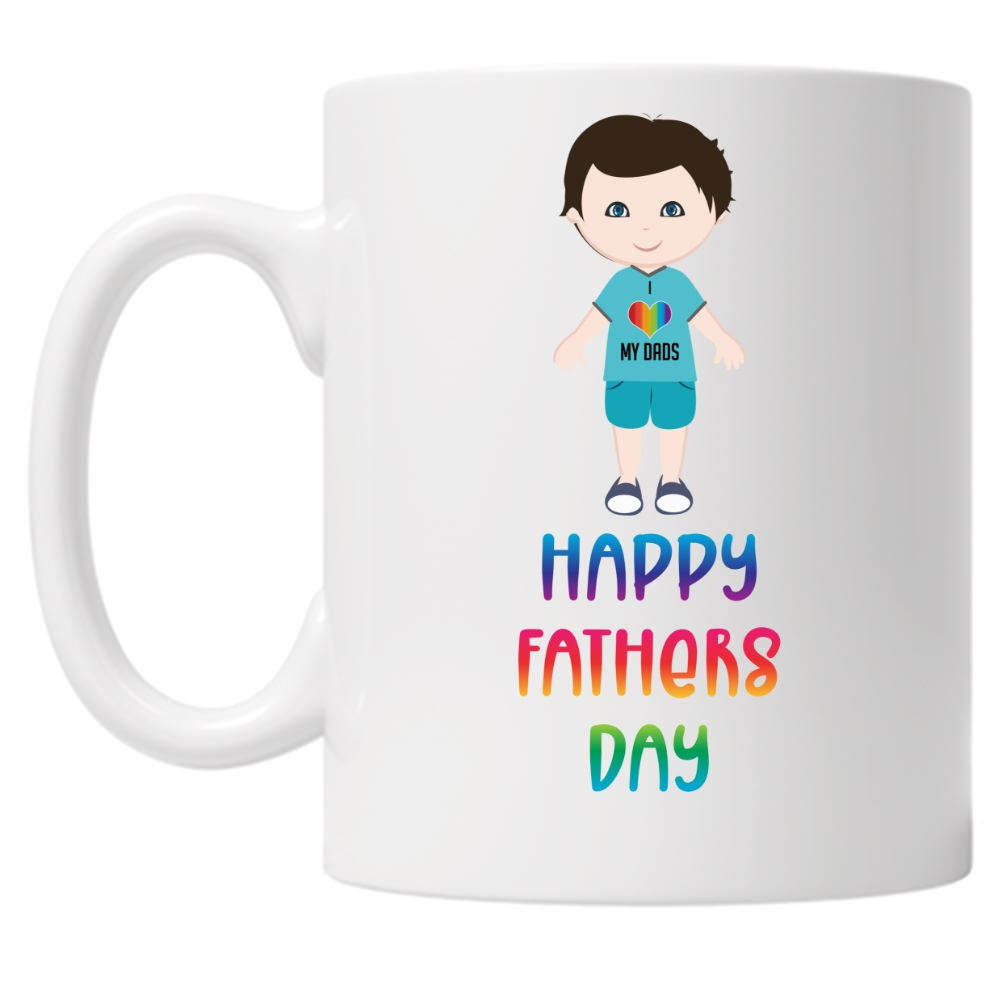 Pride Happy Fathers Day 10oz Mug