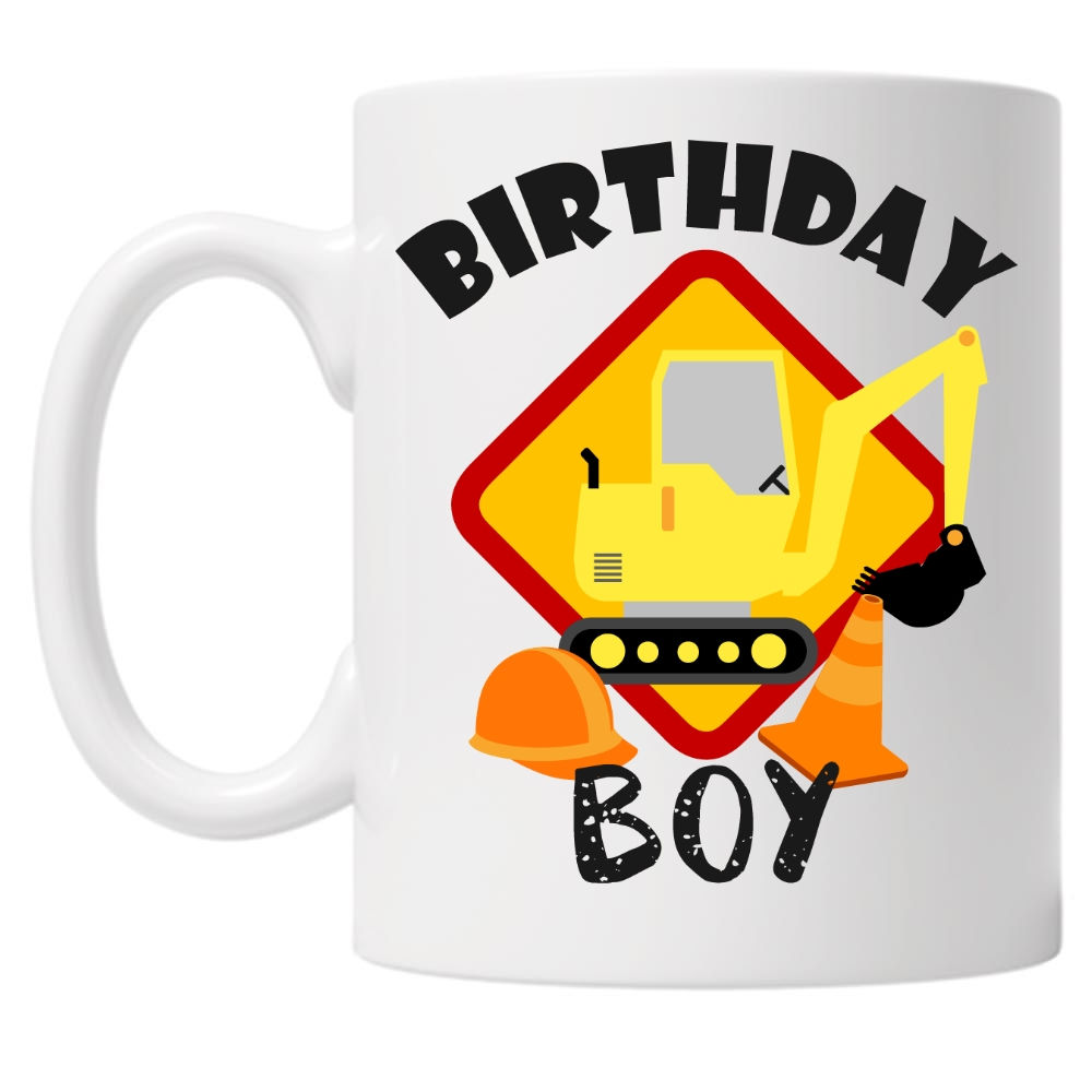 Construction Birthday Boy 10oz Mug