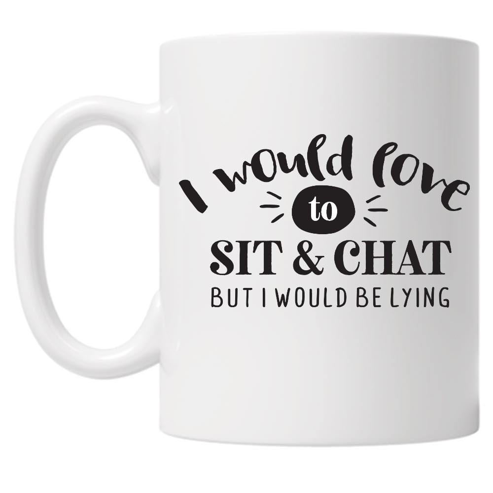 I Would love To Sit and Chat 10oz Mug