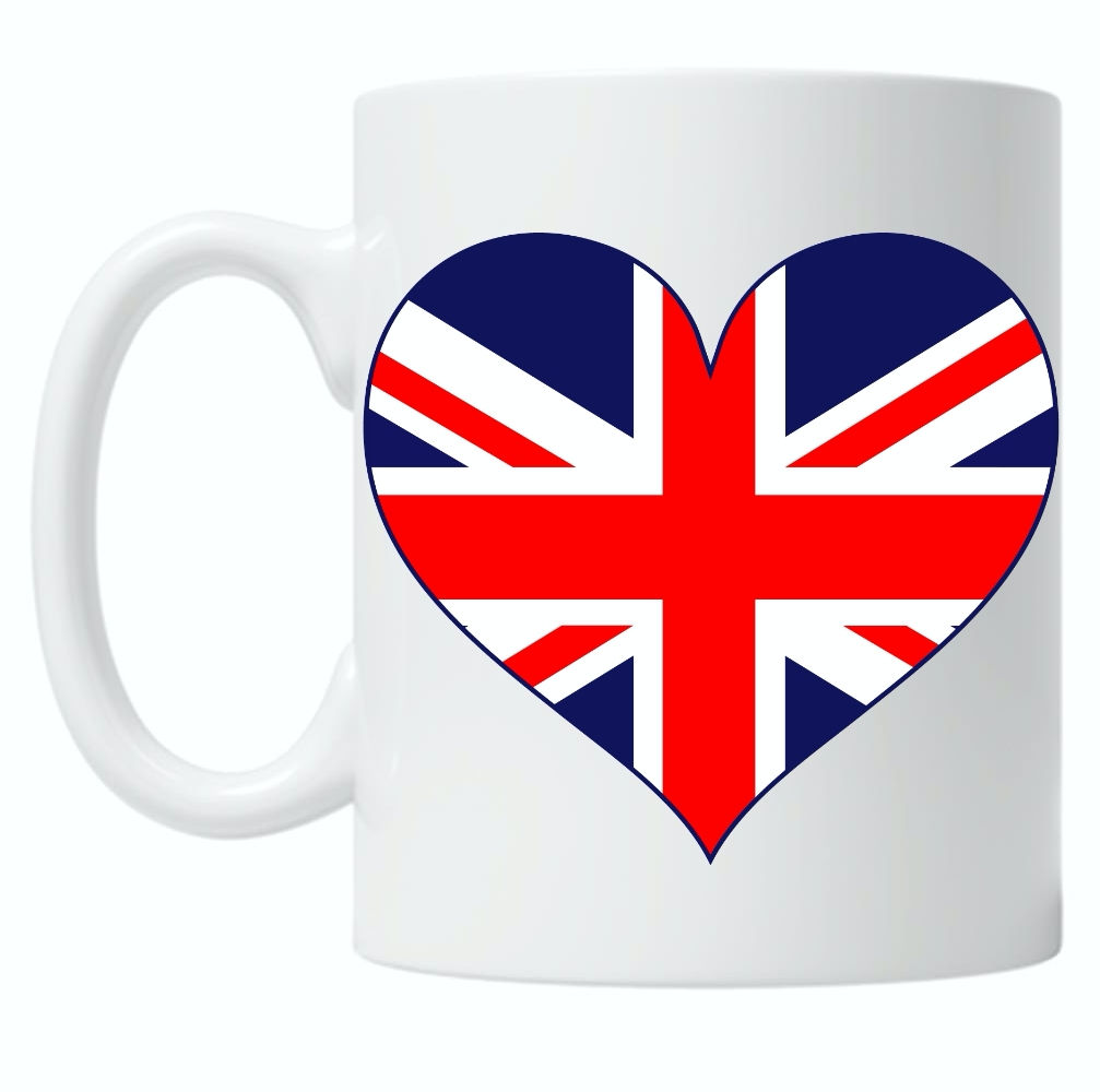 Heart Union Jack 10oz Mug