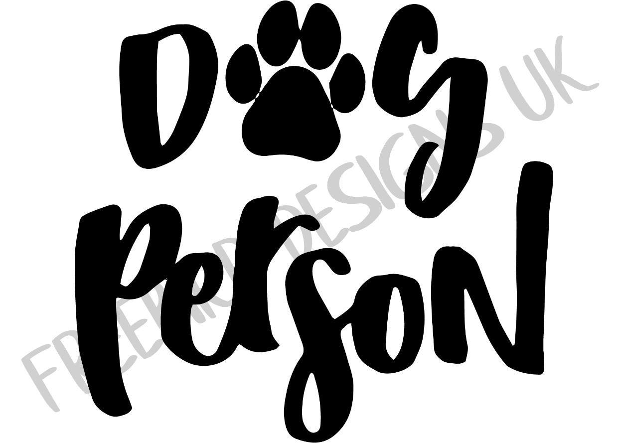 Dog Person Vinyl Decal Sticker