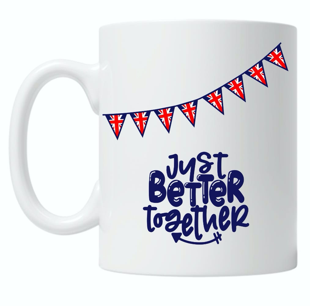 Better Together Union Jack Bunting 10oz Mug