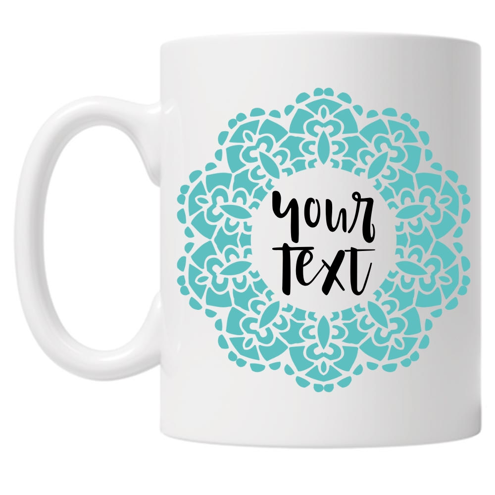 Personalised Teal 10oz Mug