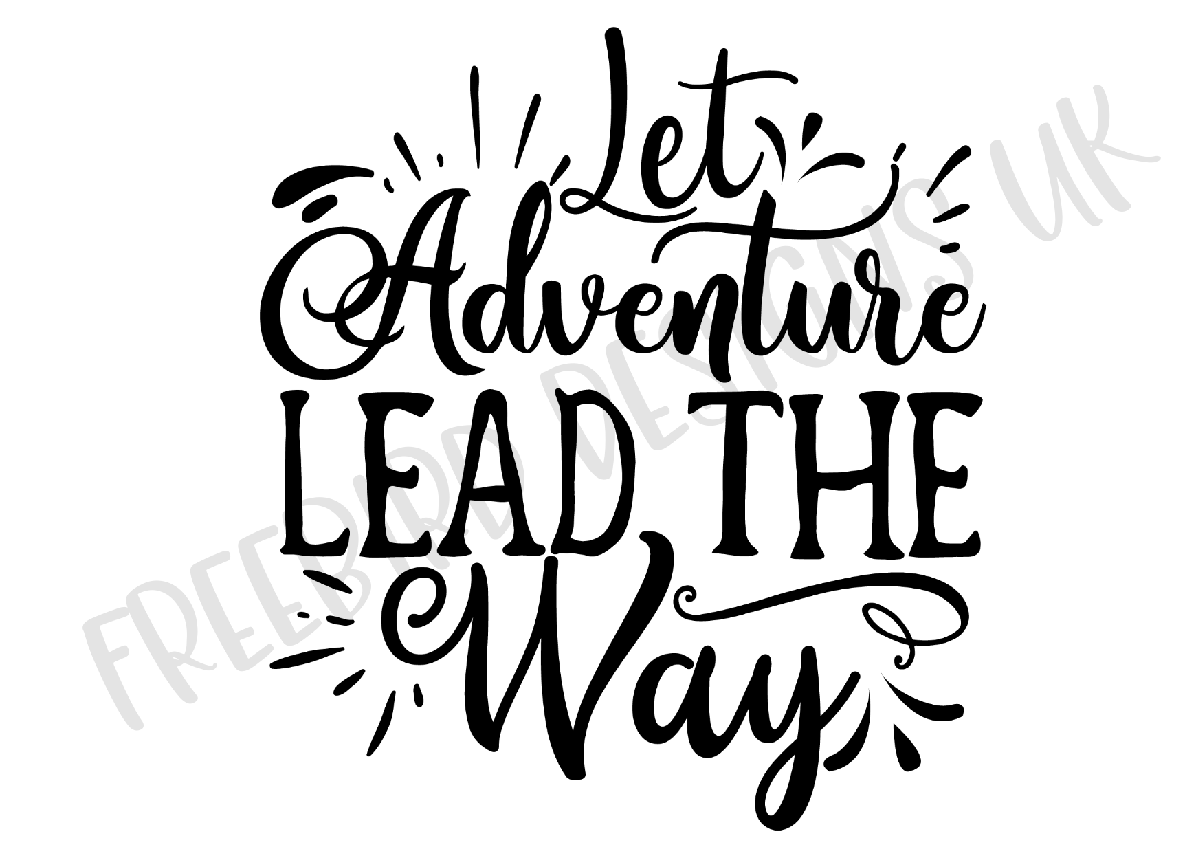 Let Adventure Lead Vinyl Decal Sticker