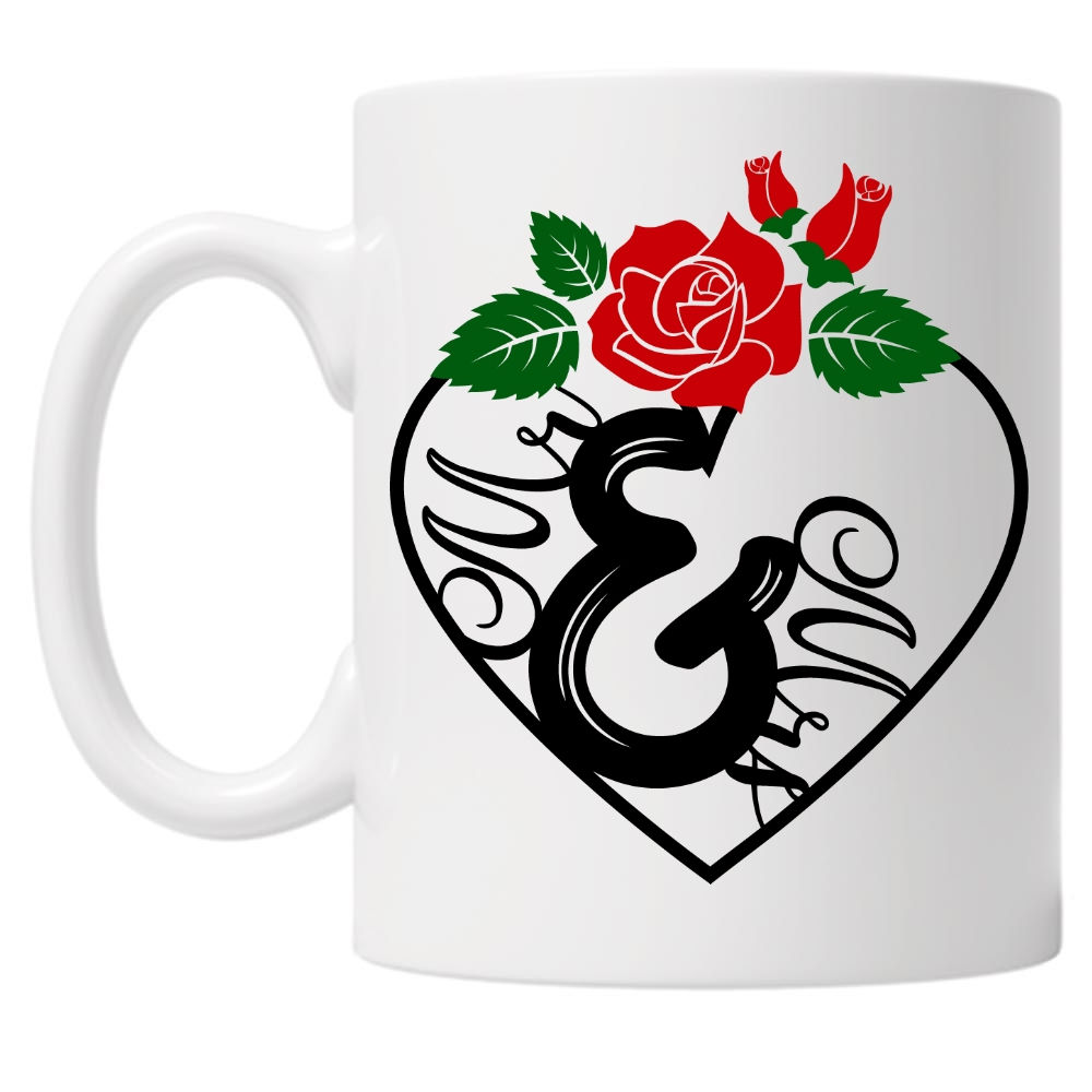 Mr and Mrs Roses 10oz Mug
