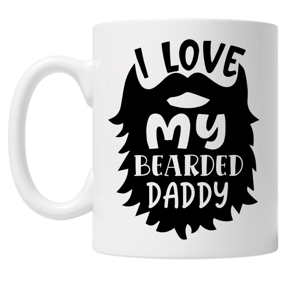 I Love My Bearded Daddy 10oz Mug