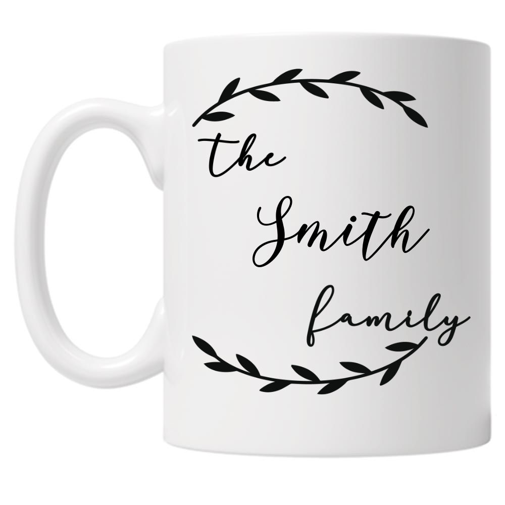 Personalised Family Name 10oz Mug