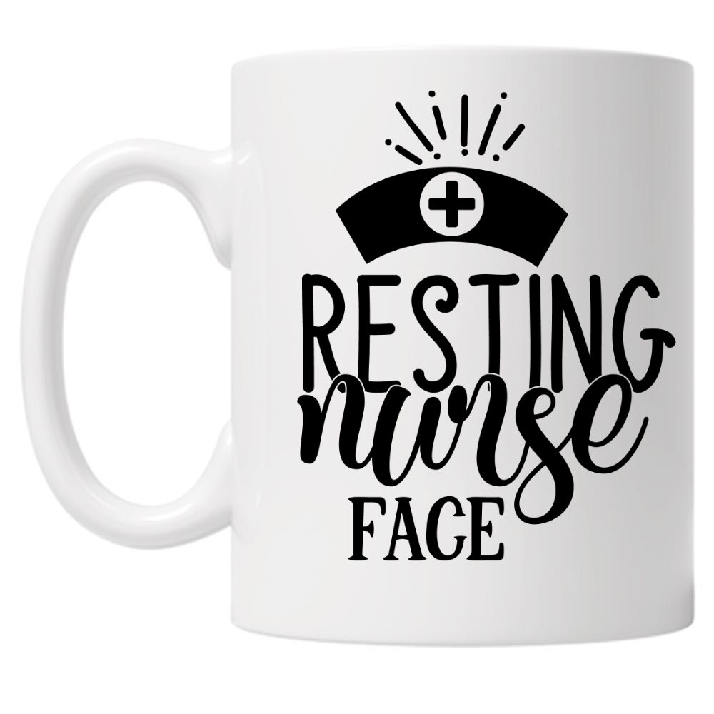 Resting Nurse Face 10oz Mug