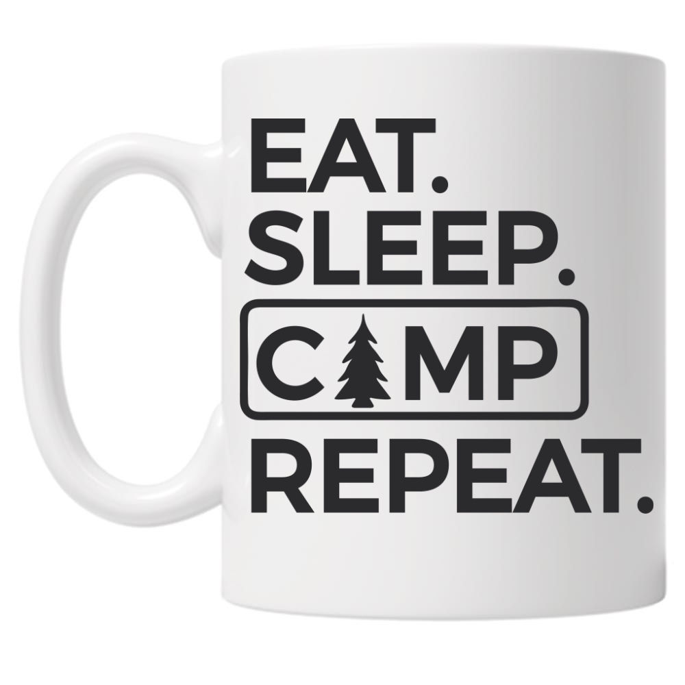 Eat, Sleep, Camp, Repeat 10oz Mug