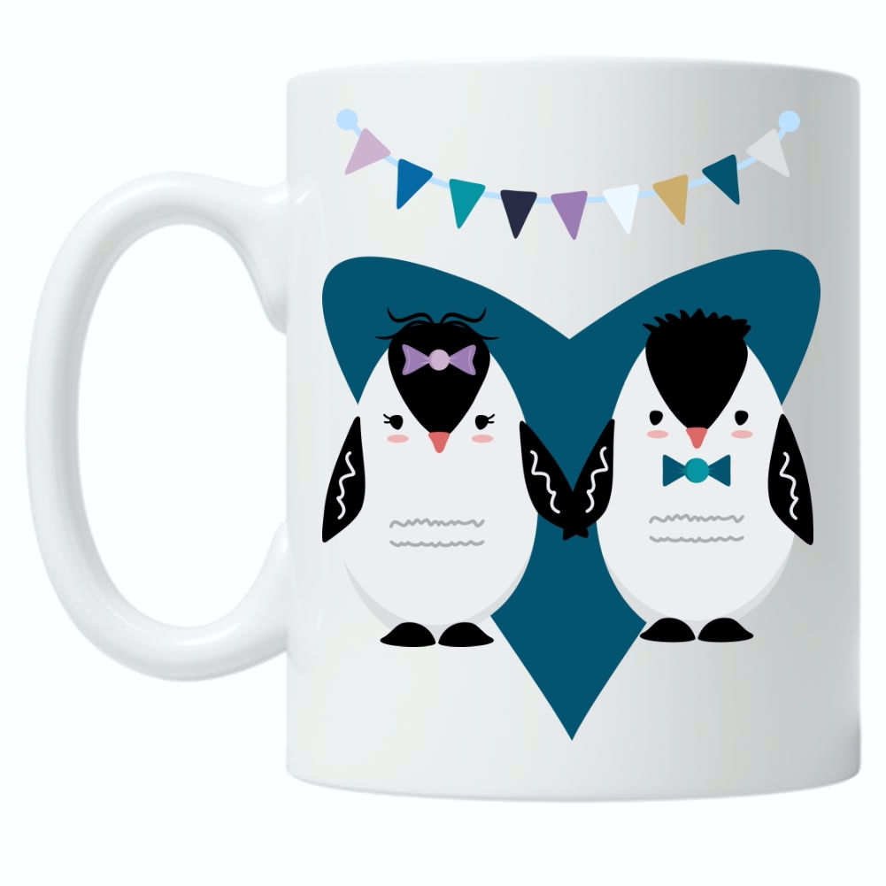 Penguin Couple 10oz Mug