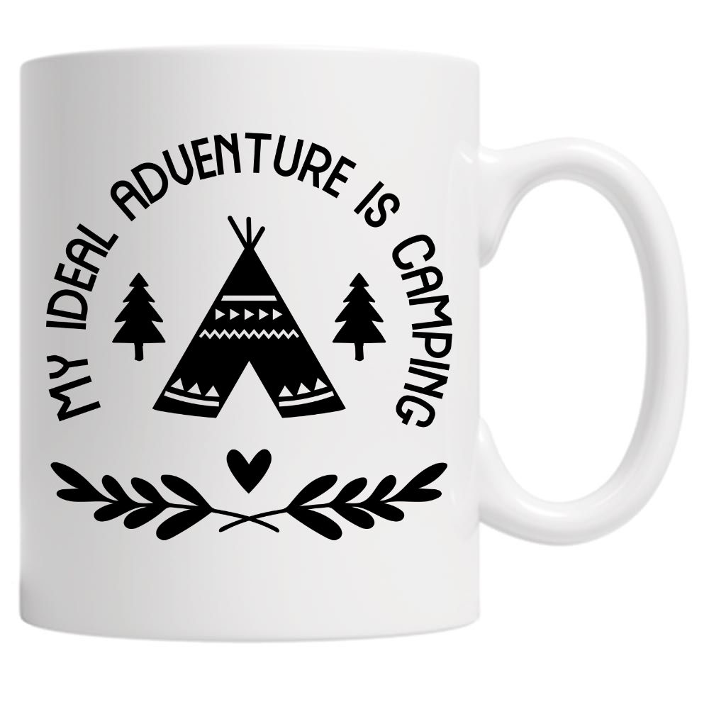 My Ideal Adventure Is Camping 10oz Mug