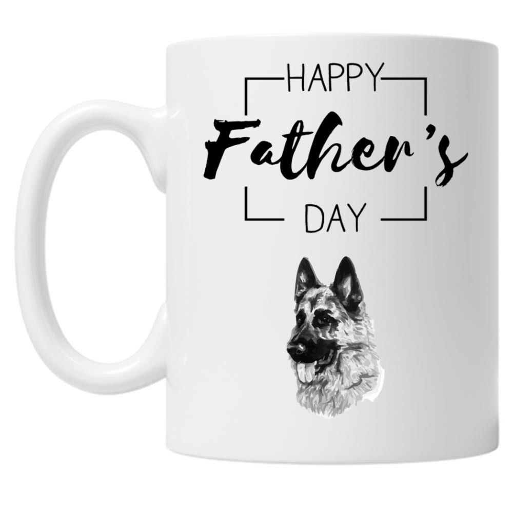 Father's Day German Shepherd 10oz Mug