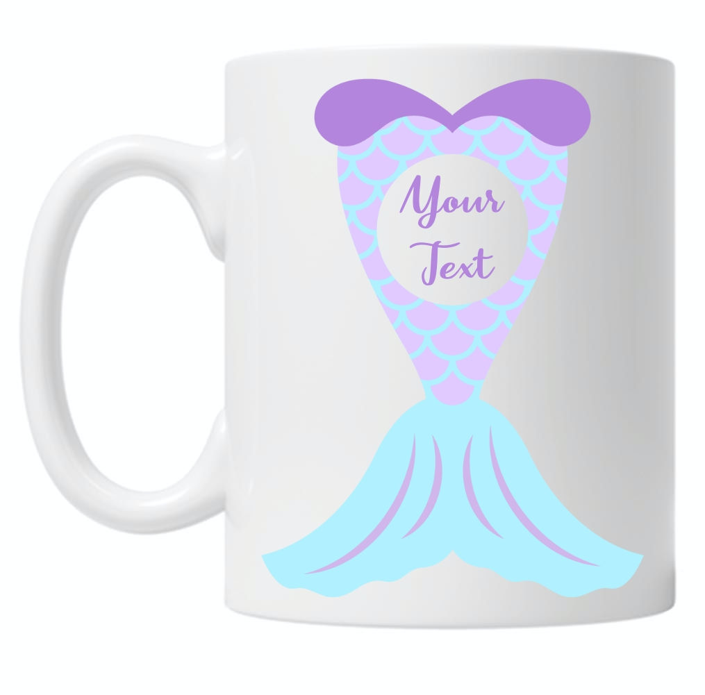 Personalised Mermaid Tail 10oz Mug