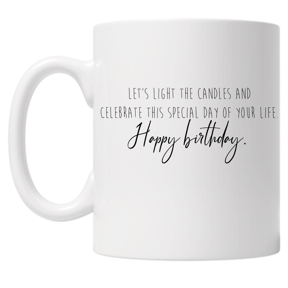 Let's Light The Candles Birthday 10oz Mug