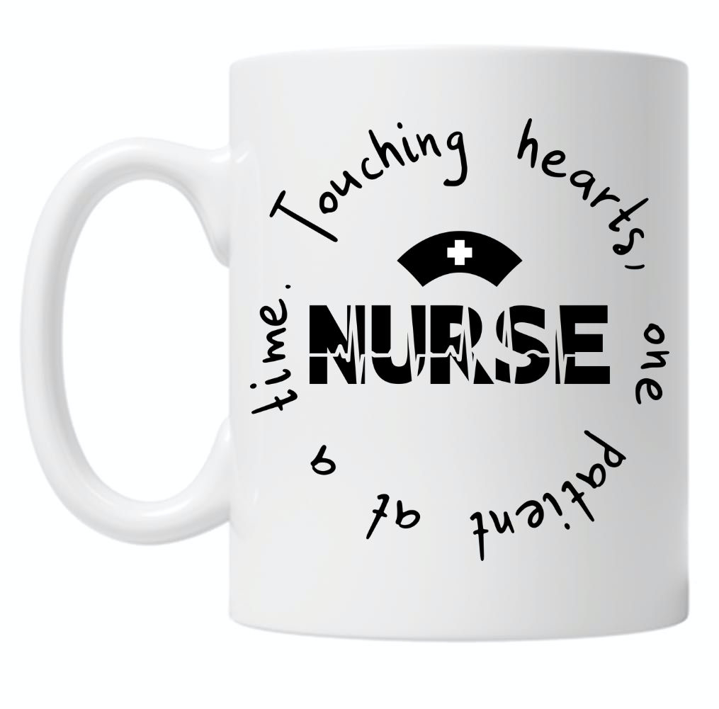 Nurse Touching Hearts 10oz Mug