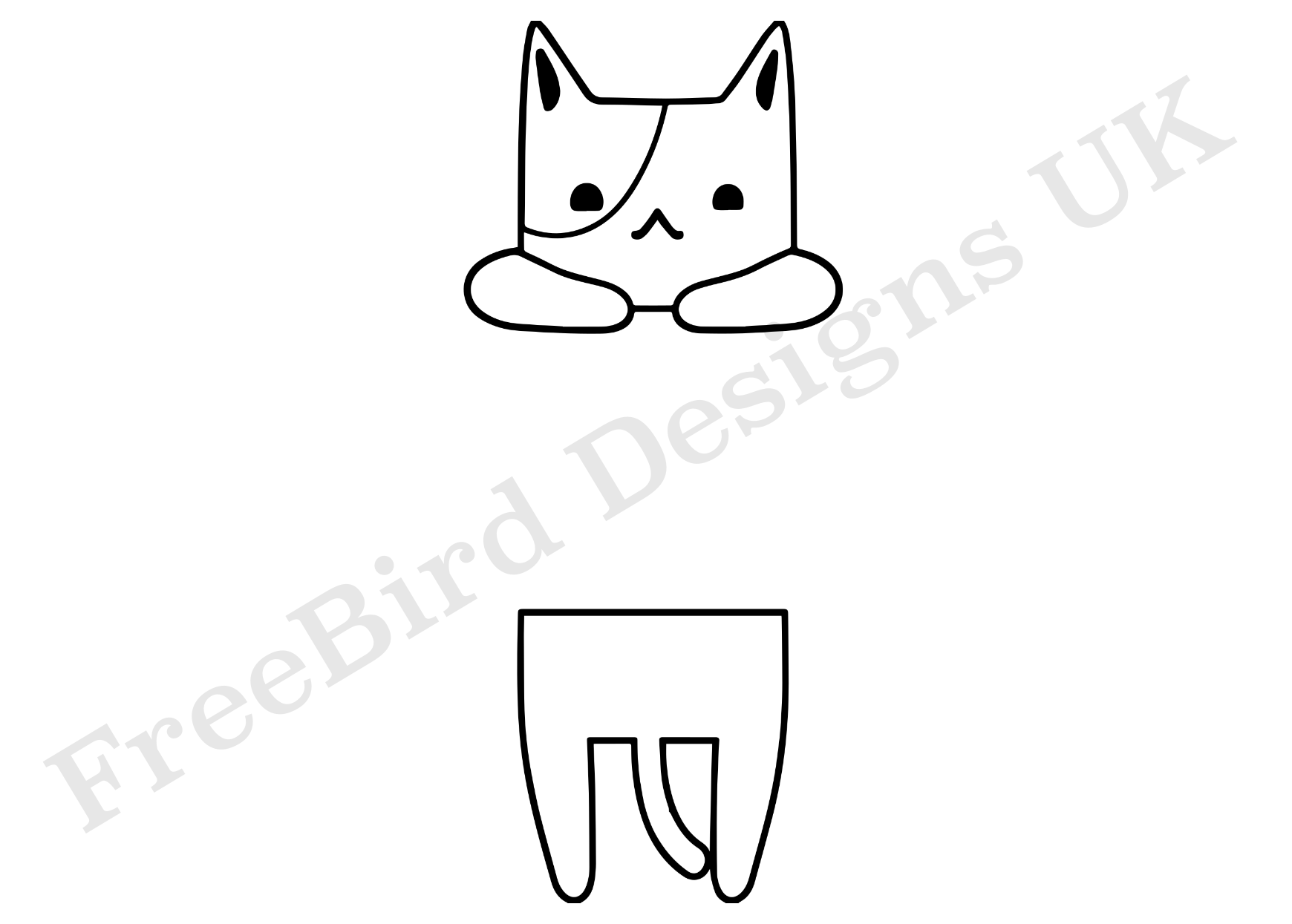 Hanging Cat Vinyl Decal Sticker