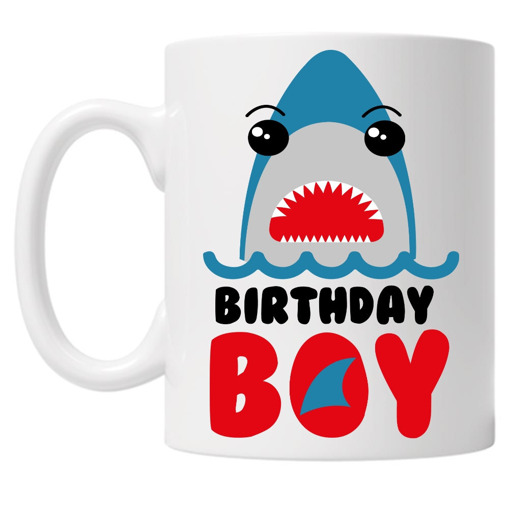 Birthday Boy Shark 10oz Mug