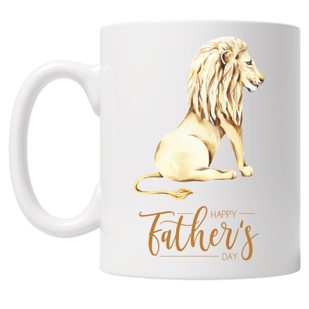 Father's Day Lion 10oz Mug