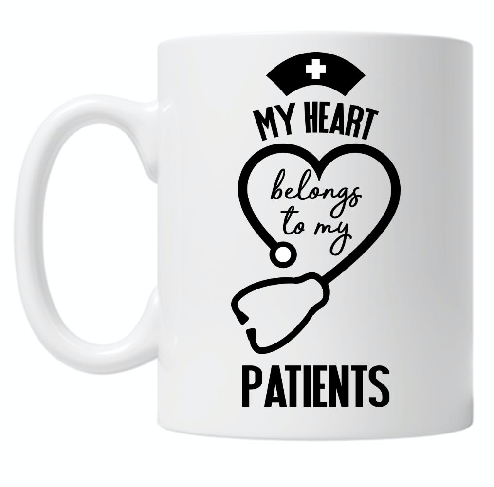 My Heart Belongs To My Patients 10oz Mug