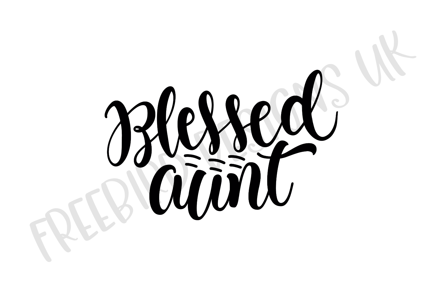 Blessed Aunt Vinyl Decal Sticker