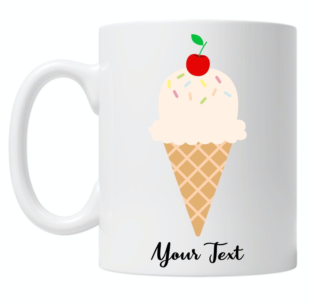 Personalised Ice Cream 10oz Mug