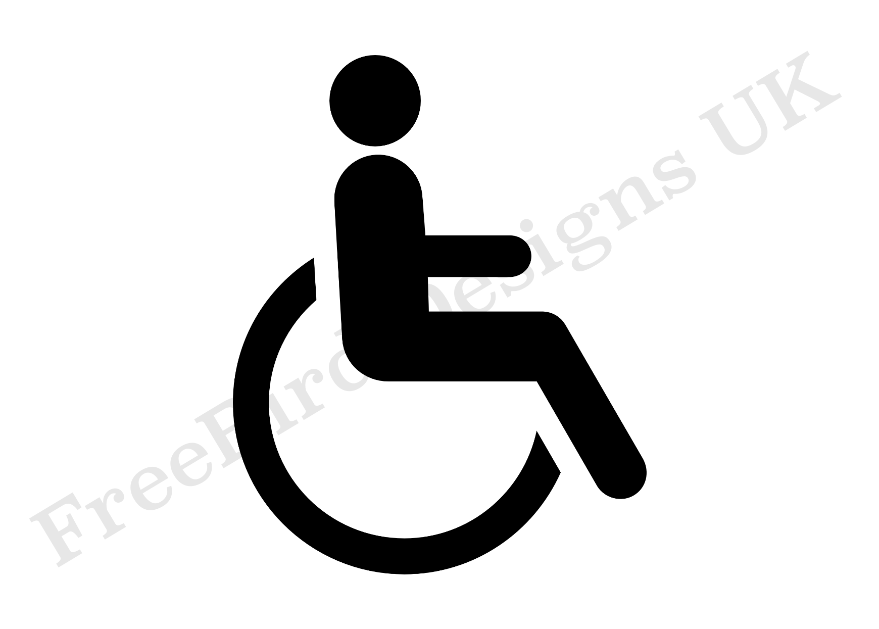 Disability Wheelchair Decal Sticker