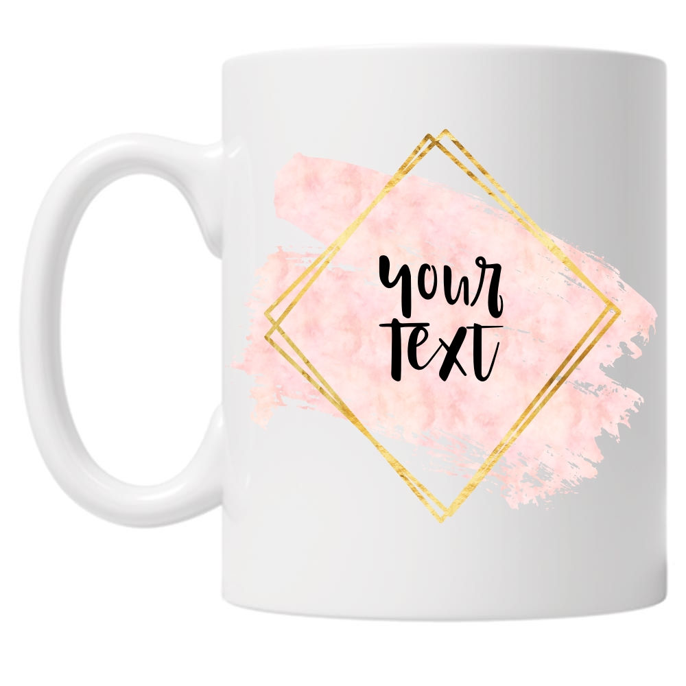 Personalised Geometric Frames 10oz Mug