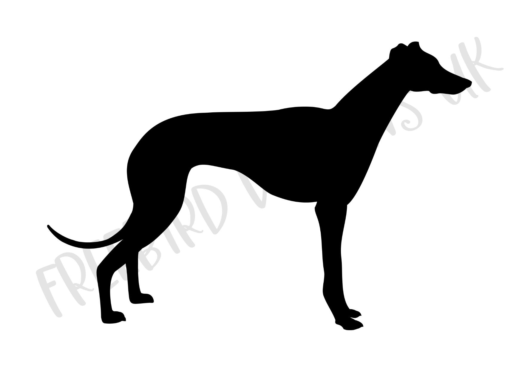 Dog Silhouette Vinyl Decal Sticker