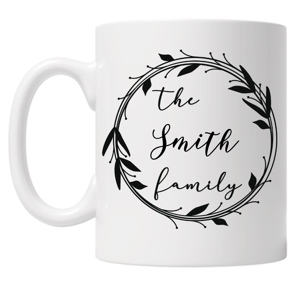 Personalised Family Name 10oz Mug