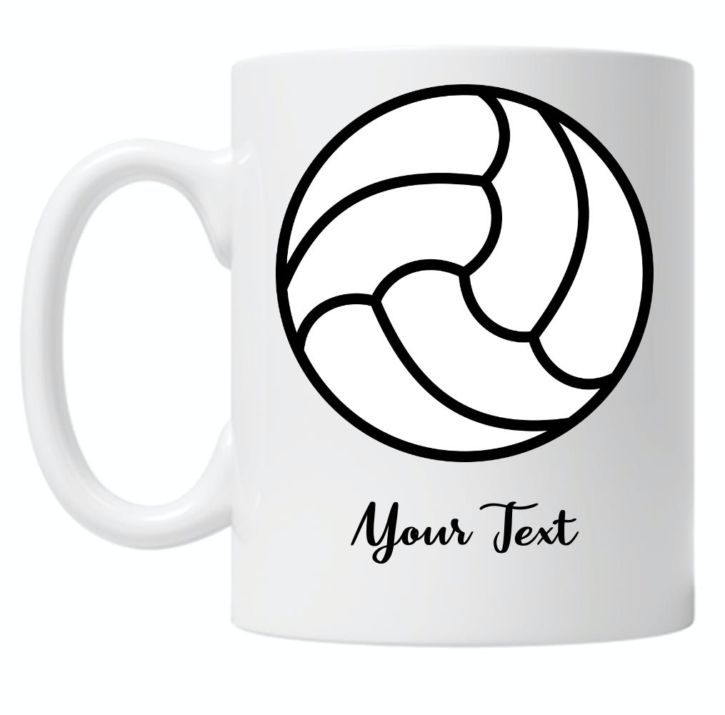 Personalised Volleyball 10oz Mug