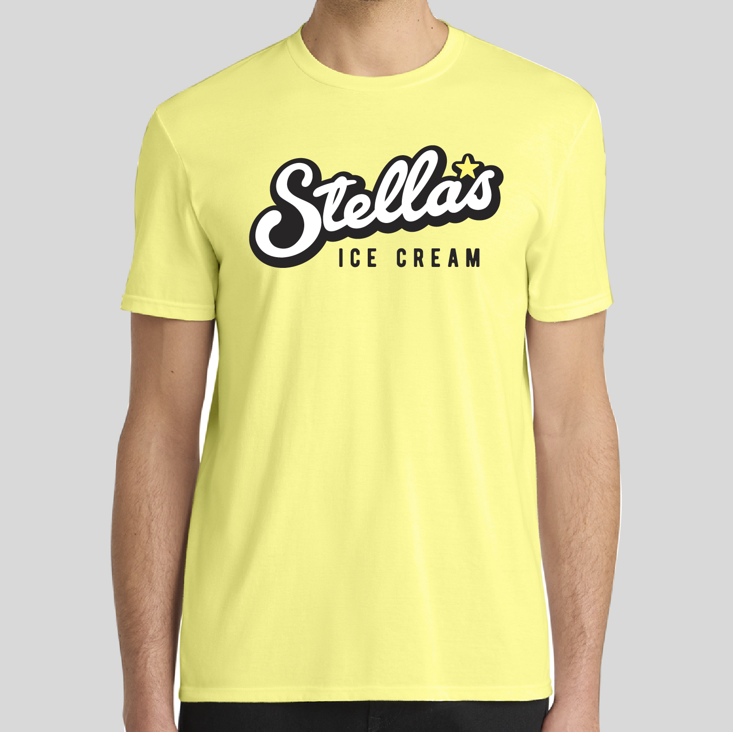 Stella's Logo Tee Light Yellow