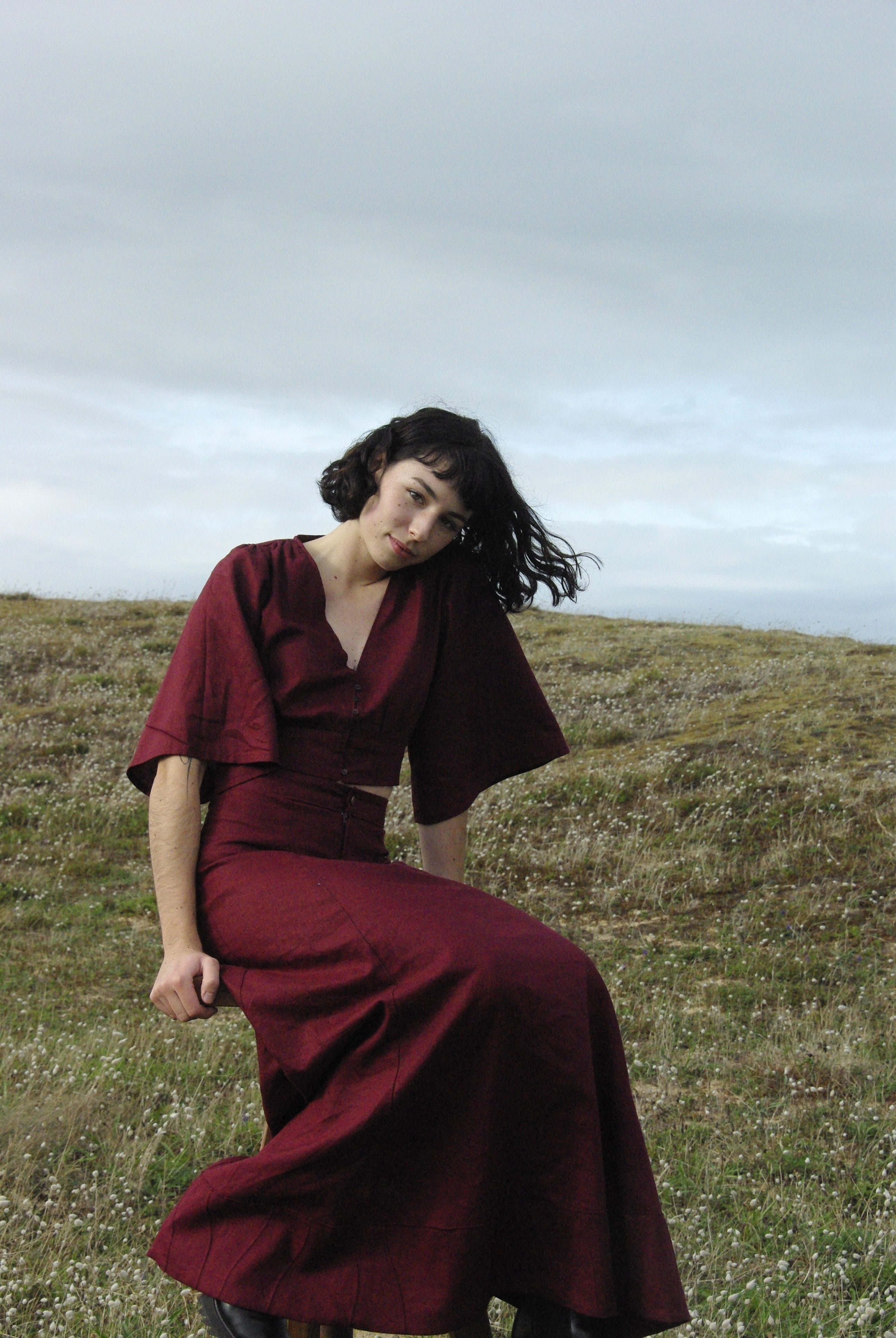 Blouse Maë - Bordeaux