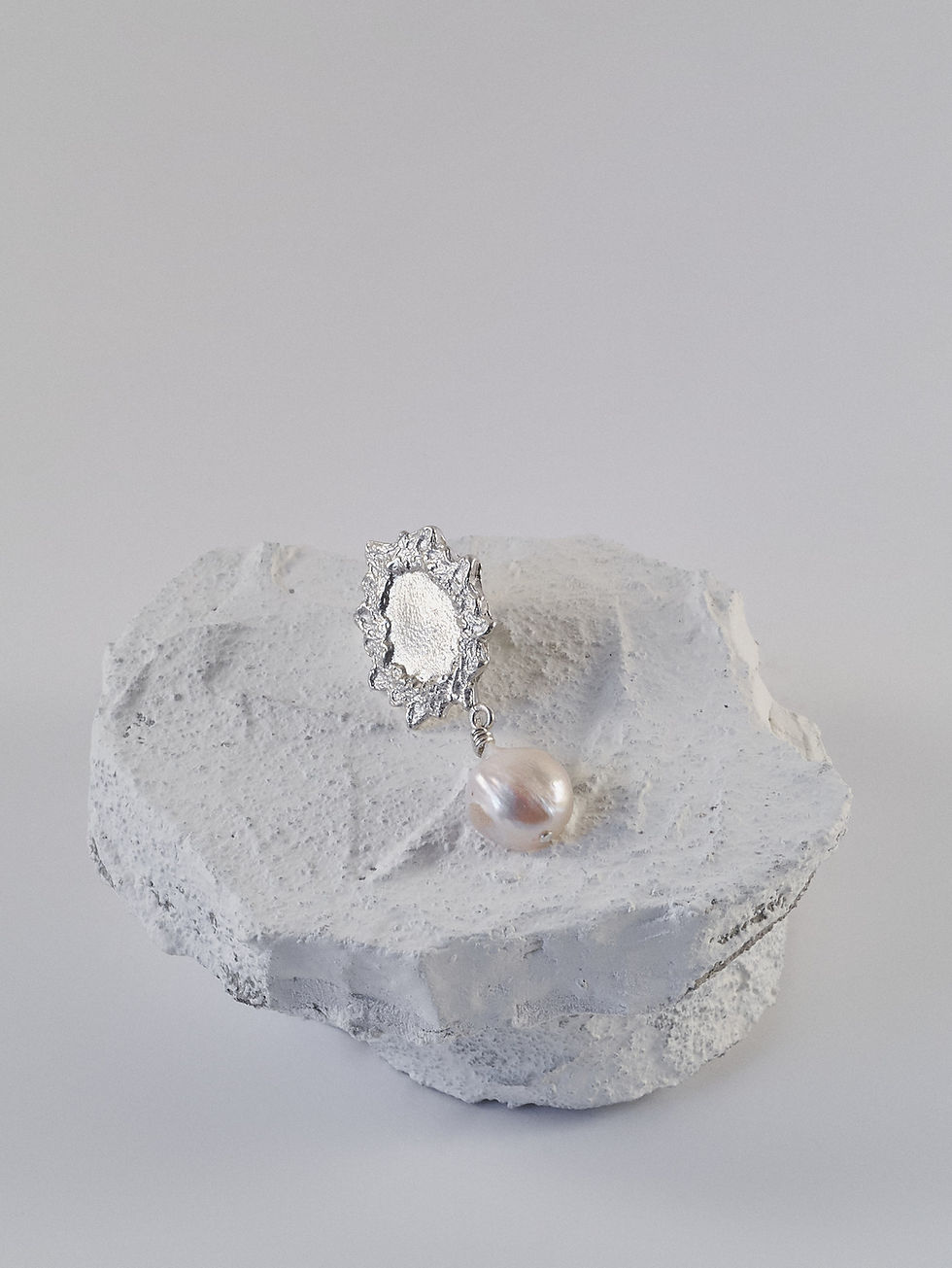 Miniatura: Pendientes estrella con perla Cameo