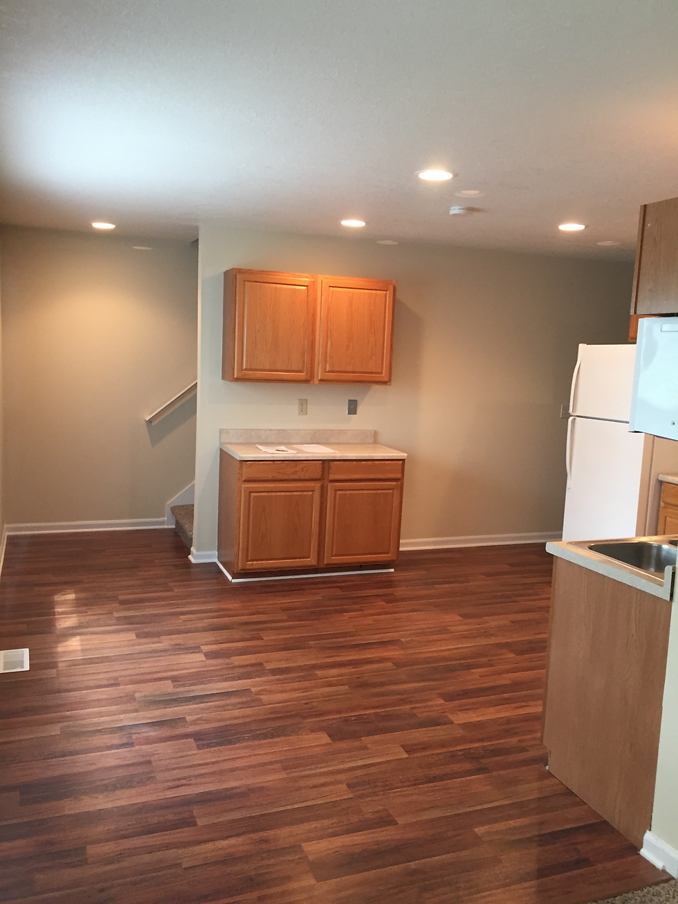 Kitchen and dining area