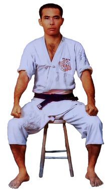 Oyata at Okinawa Dojo, 1960's