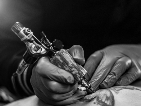 Pain Management during a tattoo session.