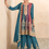 Thumbnail: Gulkayra Preet Platinum Chinon Wedding Salwar Kameez Blue