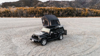 【peakpod】車両に設置している際の上空からの画像その２。