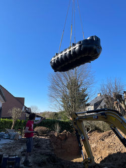 Transport aérien d'une citerne