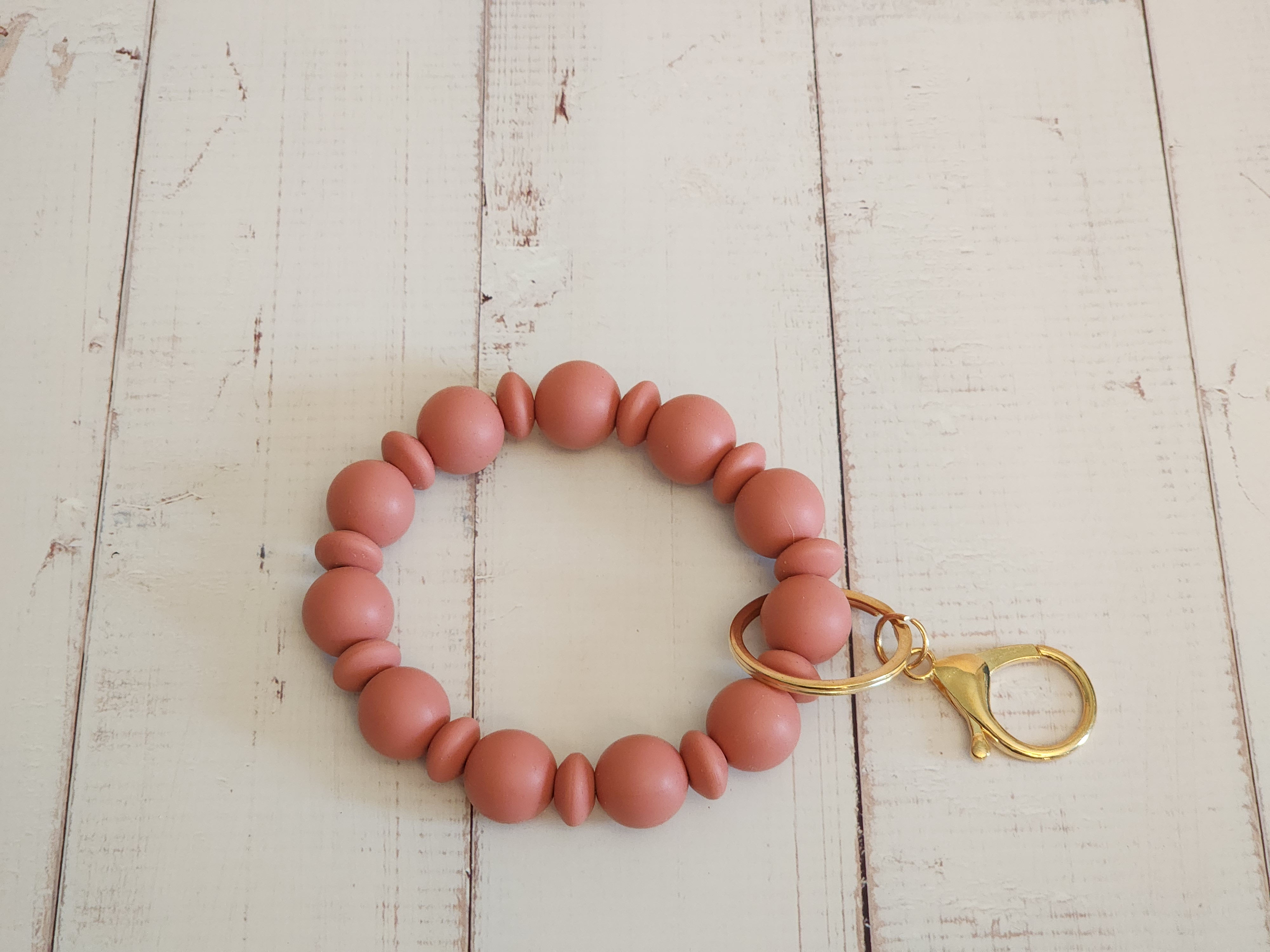 Silicone Beaded Keychains