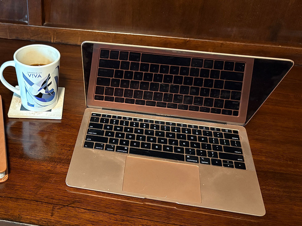 Two books born from one cozy workspace.