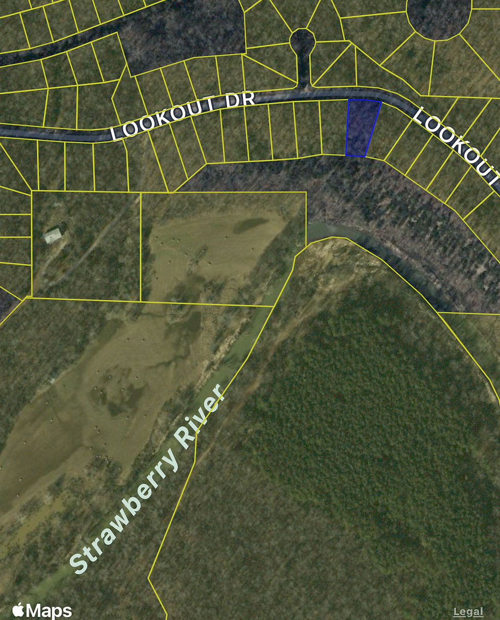 800-09193-000 horseshoe bend river view 1305 WEST LOOKOUT DRIVE .48 acre
