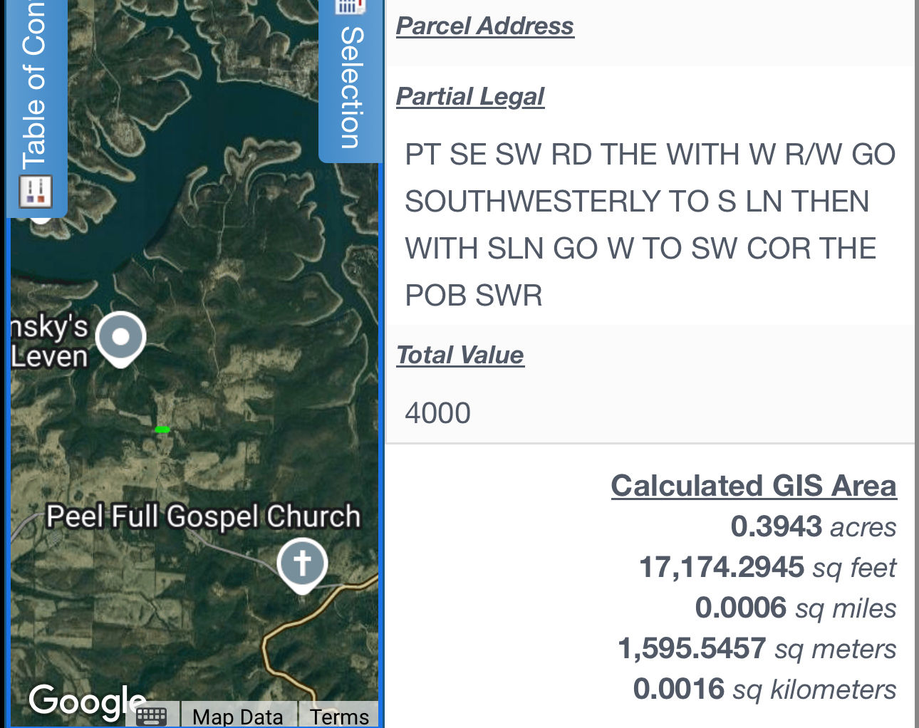 001-09782-002 ALABASTER TRAIL PEEL AR BULL SHOALS LAKE 0.40 ACRE 