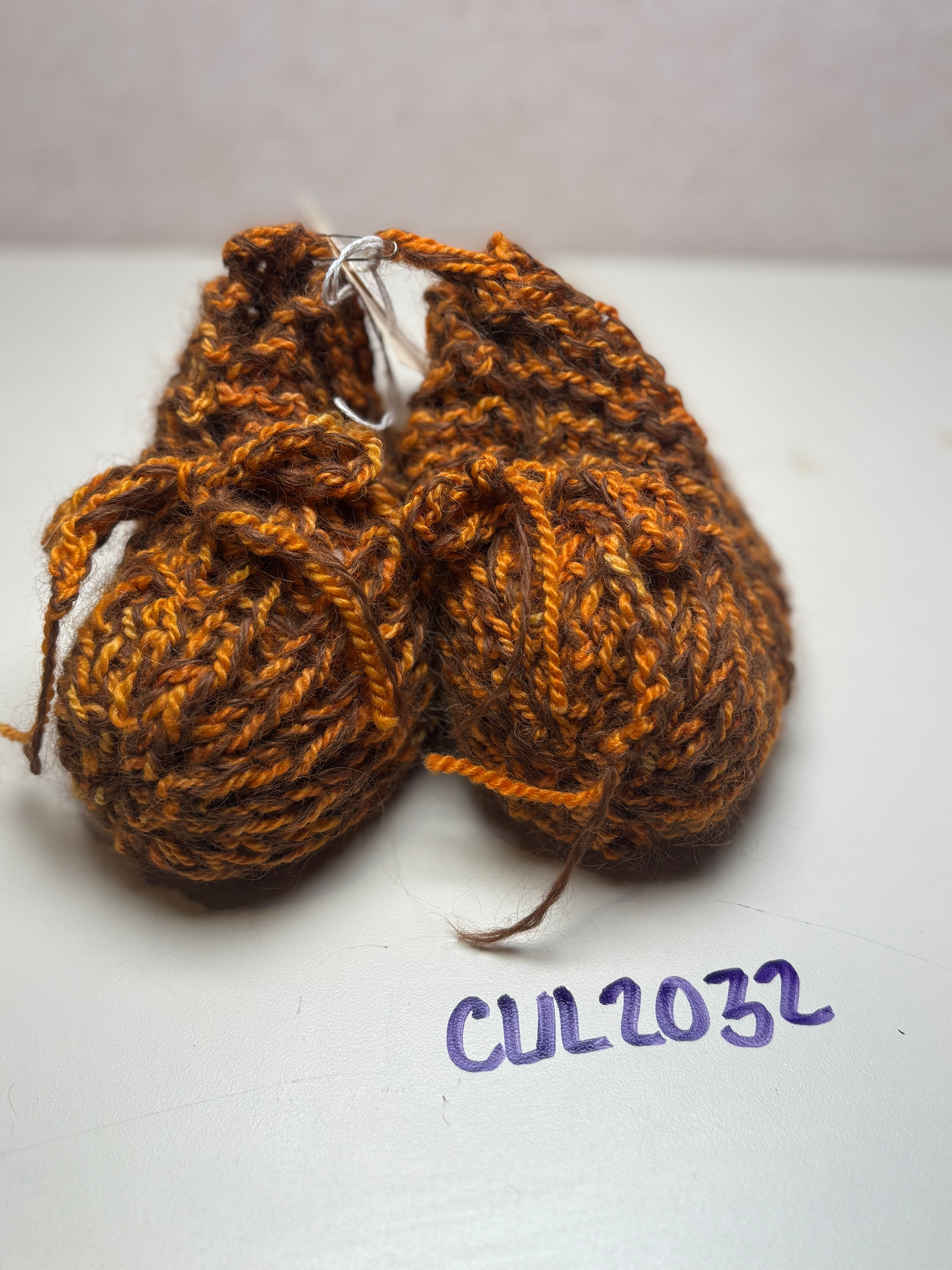 Handmade Alpaca Child Booties